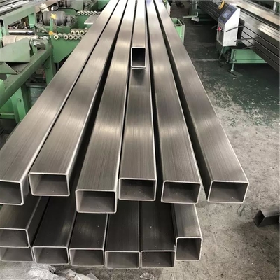 Good price 304 304L Hairline Kết thúc hàn ống thép không gỉ để trang trí trần lan can lan can trực tuyến
